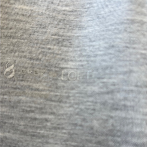 Lou & Grey Gray Leggings with Ribbed Waistband and Tapered Legs - Picture 2 of 7